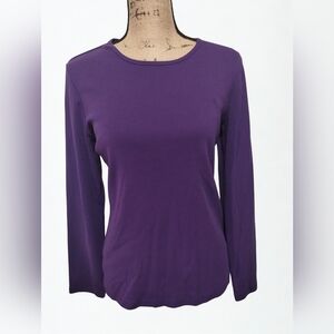Ralph Lauren Purple Long Sleeve Women's Size L